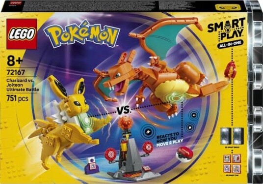 LEGO Pokémon 72167 SMART Play: Charizard vs Jolteon The Final Battle LEGO Pokémon 72167 SMART Play: Charizard vs Jolteon The Final Battle