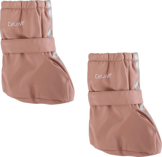 CeLaVi Pu Padded Footies Brown 12/18M