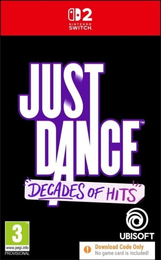 Just Dance Decades of Hits Kode i Boks Just Dance Decades of Hits Kode i Boks