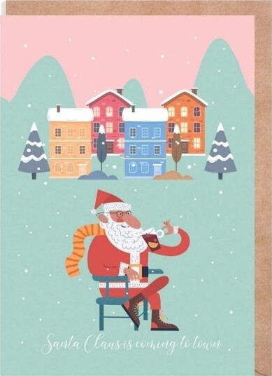 Julekort Santa Claus Øko Konvolutt K137 Julekort Santa Claus Øko Konvolutt K137