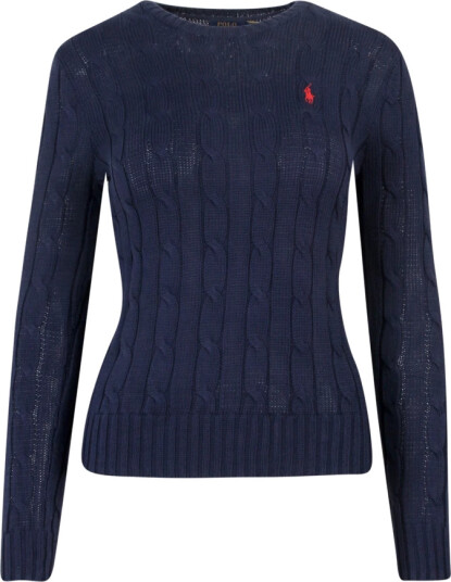 Ralph Lauren Dame Strikkevarer Blå L,