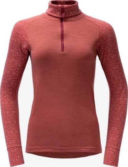 Devold Duo Active Merino 205 Zip Neck Dame Marsala M