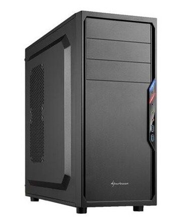Sharkoon VS4-V Midi Tower Kabinett ATX Svart