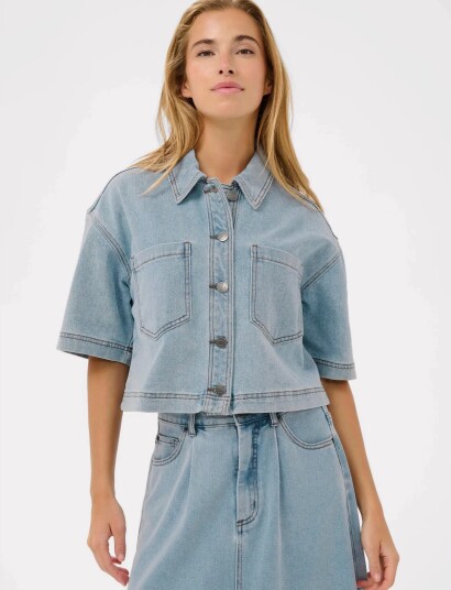 Kaffe Kaminna Denim Shirt Blue 42