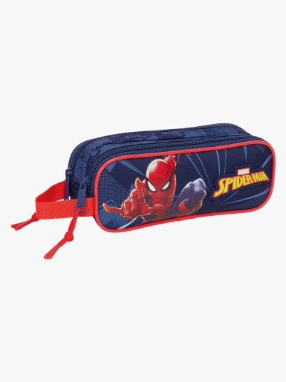 Marvel Spider Man Dobbeltpennal Blå