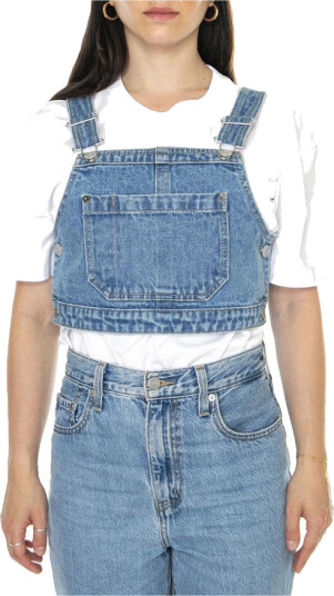 Obey Dame Topper Blå S,