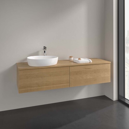 Villeroy & Boch Antao Servantskap med 2 skuffer 160x50x36 cm u/lys Eik Villeroy & Boch Antao Servantskap med 2 skuffer 160x50x36 cm u/lys Eik