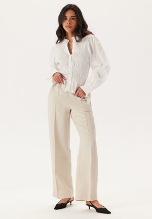 GANT Rel Linen Blend Pull On Pants Putty 42