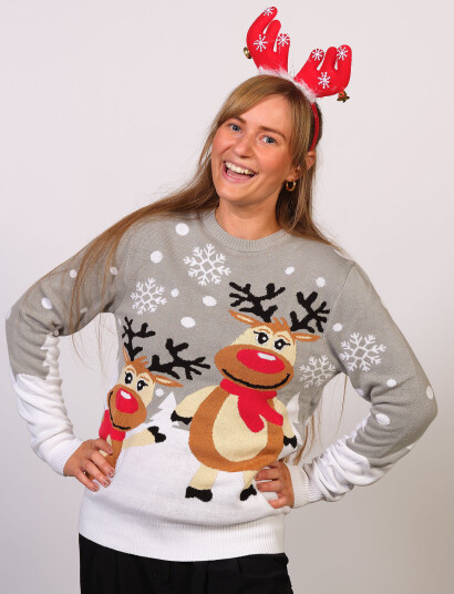 Happy Seasons The Cute Christmas Jumper - Multi/patterned - XXXL