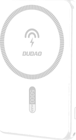 Dudao K14S Magnetisk Powerbank 20W 5000mAh USB-C Hvit