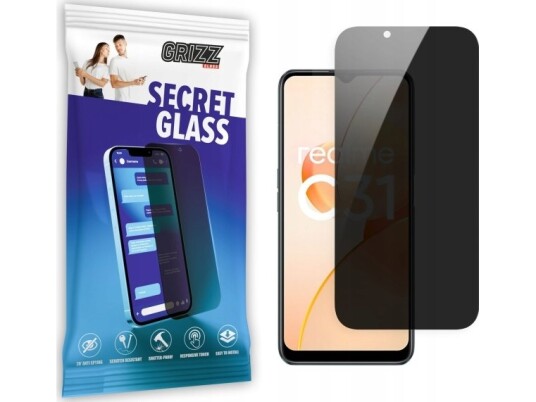 Grizzglass Grizzglass Secretglass Realme C31 Personvernglass