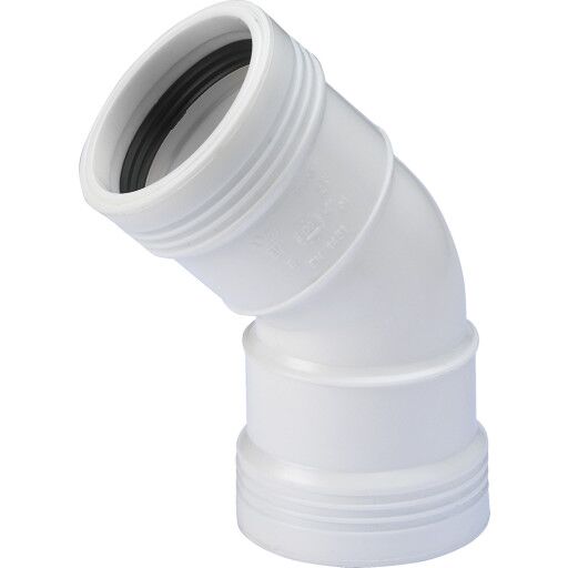 WAFIX 32 x 45°  PP PLUSS BEND HVIT