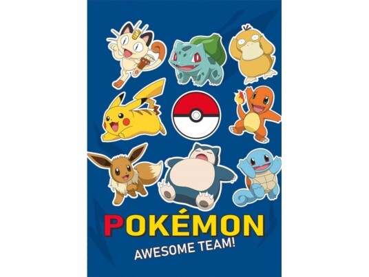 Pokemon Fleece tæppe 100 x 140 cm