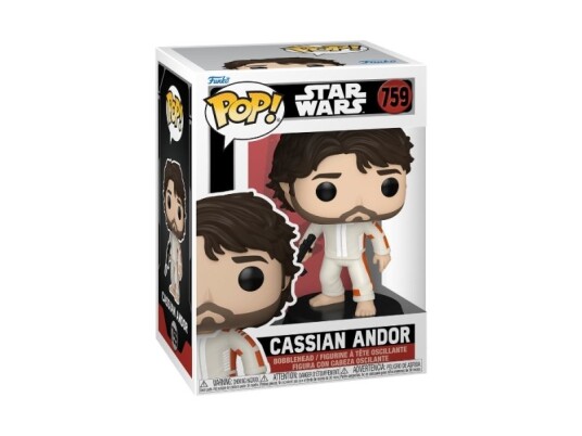 Funko Pop! Vinilinė Figūrėlė: Žvaigždžių Karai Cassian Andor 9 Cm
