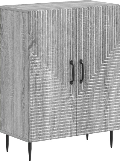 vidaXL Baderom Oppbevaringsskap HAARLEM Grå Sonoma 59,5 x 31 x 80 cm