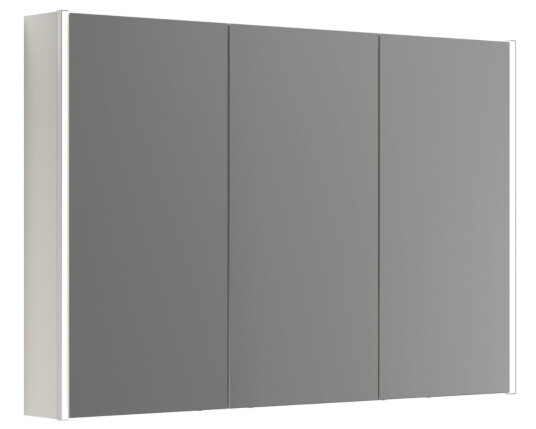 Dansani Inzo Ambi Speilskap 3 Dører B100-120xh80xd15 Hvit Matt Lakk / 120cm Dansani Inzo Ambi Speilskap 3 Dører B100-120xh80xd15 Hvit Matt Lakk / 120cm