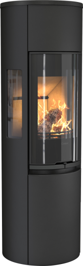Contura 596G:2 Style Svart Vedovn Med Sideglass Og Glassdør Glasstopp Contura 596G:2 Style Svart Vedovn Med Sideglass Og Glassdør Glasstopp