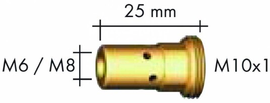 Abicor Binzel Munnstykkeholder Ergo Plus 500 Mb401/501