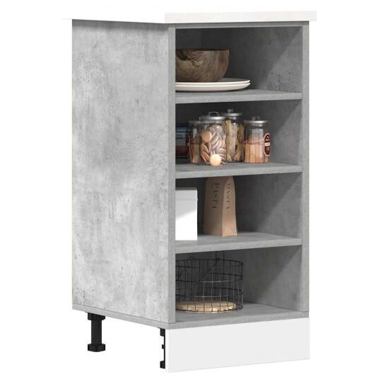 Bunnskap betonggrå 40x44,5x81,5 cm konstruert tre 8721158425515 Bunnskap betonggrå 40x44,5x81,5 cm konstruert tre 8721158425515