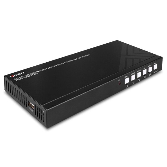 LINDY Extender Transmitter mit HDMI,DP,Typ-C Inputs HDBaseT LINDY Extender Transmitter mit HDMI,DP,Typ-C Inputs HDBaseT