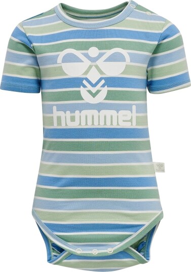 Hummel Body k/e hmlPelle Blå/Grønn Hummel 74 Kortermet body Hvit