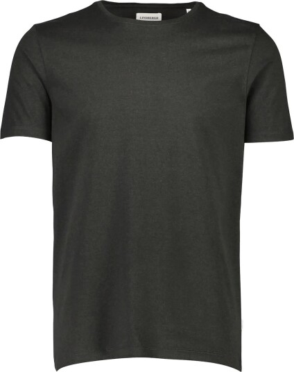 Lindbergh Mouliné O Neck Tee S/S Black XXL