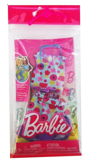 Barbie - Fashion and Accessories Complete Look - Small Flowers (HRH39)
