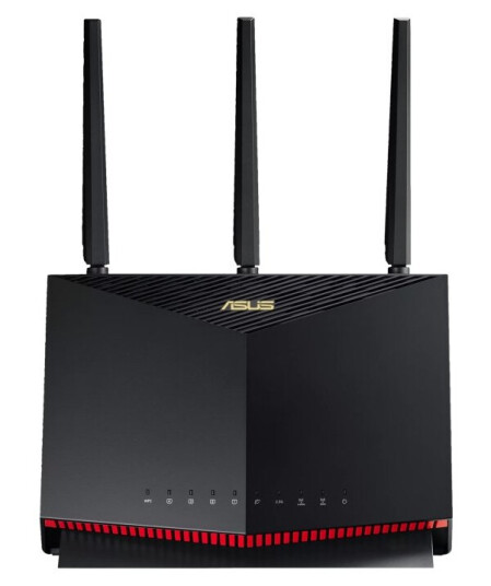 Asus Rt-Ax86u Pro - Trådløs Ruter - 4-Portssvitsj - 1Gbe, 2.5Gbe - Wan-Porter: 2 - Wi-Fi 6 - Dobbeltbånd Asus Rt-Ax86u Pro - Trådløs Ruter - 4-Portssvitsj - 1Gbe, 2.5Gbe - Wan-Porter: 2 - Wi-Fi 6 - Dobbeltbånd