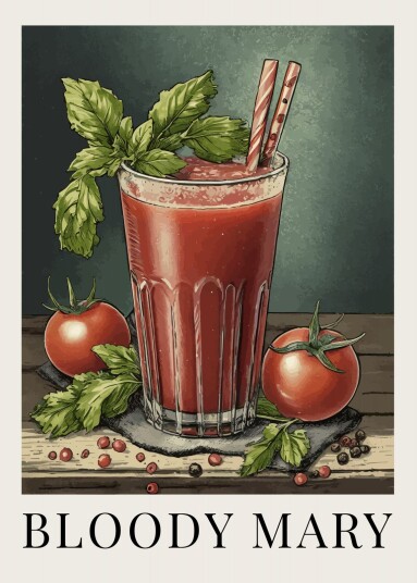 Plakat Bloody Mary Cocktail
