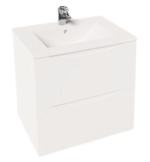 Vikingbad ELI 50 Slim Servantskap med BEA Servant Hvit Matt / 50cm Vikingbad ELI 50 Slim Servantskap med BEA Servant Hvit Matt / 50cm
