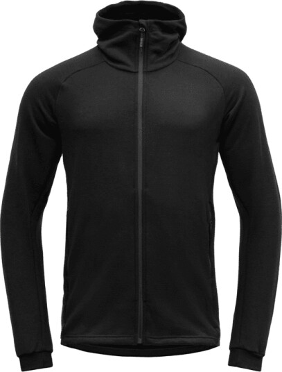 Devold Men's Nibba Merino Jacket Hood Caviar L