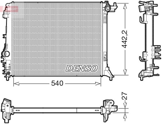 Radiator DENSO DRM23114