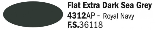 Italeri Flat Extra Dark Sea Grey 20ml