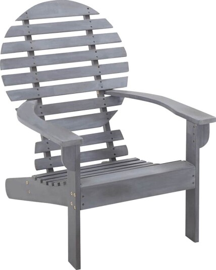 vidaXL Adirondack stol heltre akasie grå