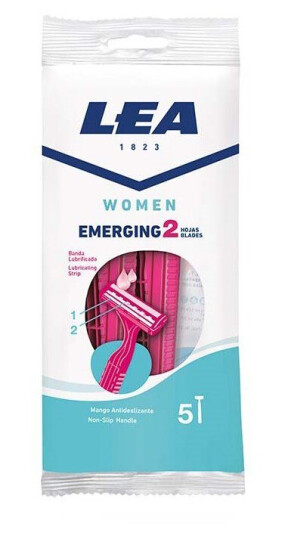 LEA Women Disposable 2 Blade Razors for Women 5 Pack