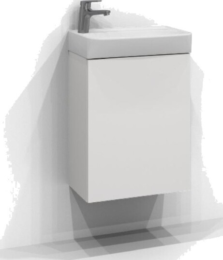 Svedbergs Bloc Servantskap Slim D25 med 1 dør Hvit / 25cm SV-545211