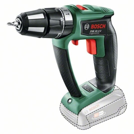 Bosch PSB 18 Li 2 Ergo Slagdrill 18v Uten batteri Bosch PSB 18 Li 2 Ergo Slagdrill 18v Uten batteri