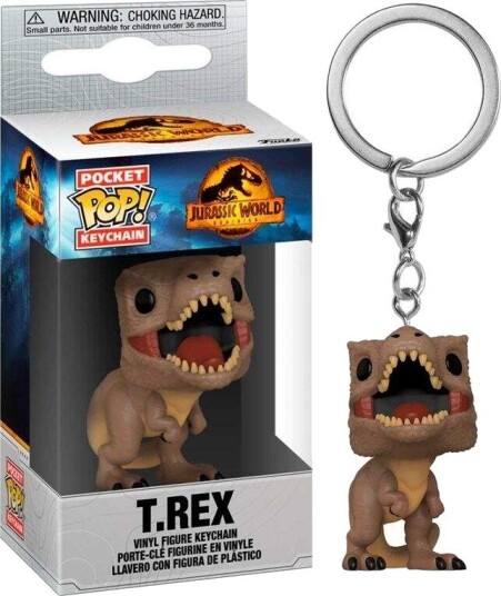 T-Rex Pocket POP nøkkelring for Jurassic World Fans