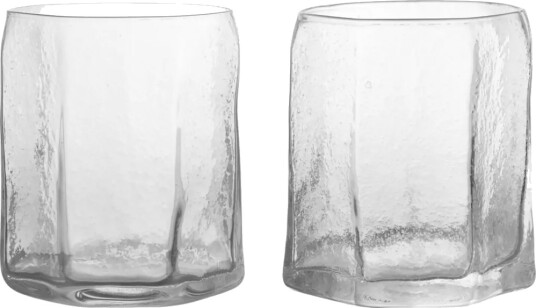 Ferm Living Kiru glass 2 pk Clear 25 cl Ferm Living Kiru glass 2 pk Clear 25 cl