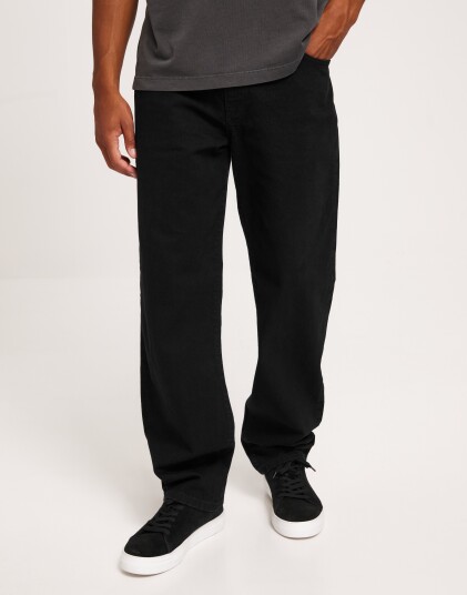 Woodbird Leroy Craven Black Jeans Loose fit jeans Svart