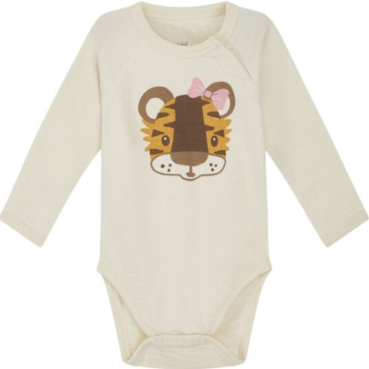 Hust&Claire ull Hust & Claire Basti tiger body ull/bambus Ecru Hust&Claire ull Hust & Claire Basti tiger body ull/bambus Ecru