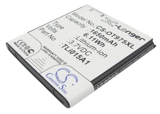 Alcatel OT-975 batteri (1650 mAh 3.7 V)