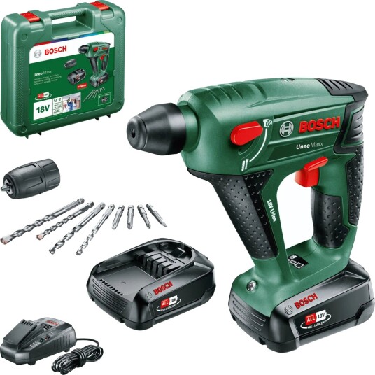 Bosch Borhammer Uneo Maxx 18 v Med 2.5 ah Batteri