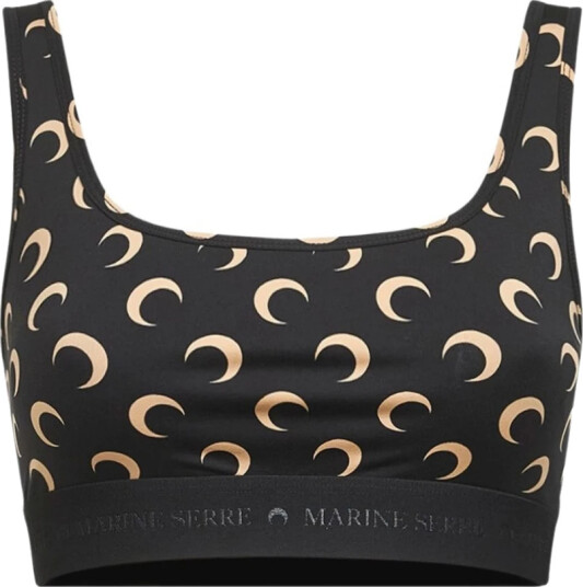 Marine Serre Dame Topper Svart L, Marine Serre Dame Topper Svart L,