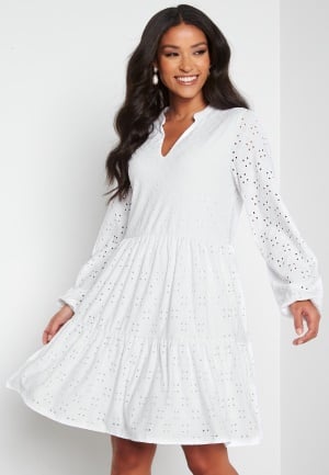 VILA Vikawa L/S Dress Optical Snow M
