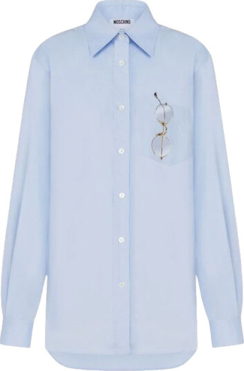 Moschino Dame Bluser & Skjorter Blå XS,