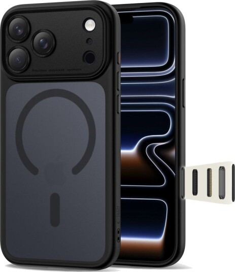 Tech Protect Magpeak MagSafe Mobildeksel til iPhone 17 Pro Max - Matt Svart