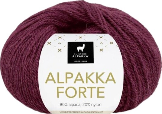 Dale Garn Alpakka Forte Bordeaux 753 50 g