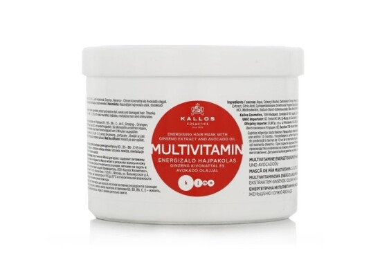 Kallos Multivitamin Energising Hair Mask 500 Ml