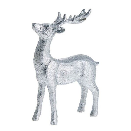 Lene Bjerre - Sissia juledekorasjon hjort 13 cm sølv
